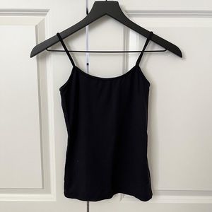 Zara Tank Top Spaghetti Strap Shirt Black Basic Top Small